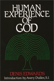 Cover of: Human experience of God