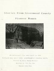 Cover of: Stories from Greenwood County pioneer women by Daisy Hardy Walters