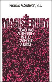 Magisterium by Francis Aloysius Sullivan