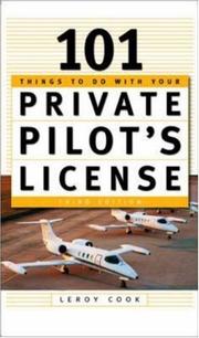 Cover of: 101 things to do with your private pilot's license