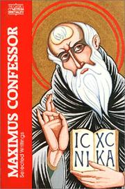 Cover of: Maximus Confessor by George C. Berthold