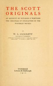 Cover of: The Scott originals by W. S. Crockett, W. S. Crockett