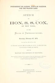 Cover of: Punishment or pardon by Cox, Samuel Sullivan