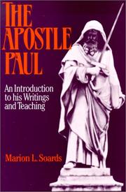 Cover of: The Apostle Paul: an introduction to his writings and teaching
