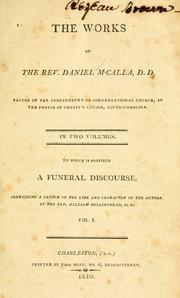 Cover of: works of the Rev. Daniel M'Calla ...