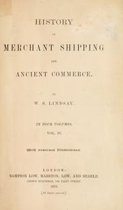 Cover of: History of merchant shipping and ancient commerce.