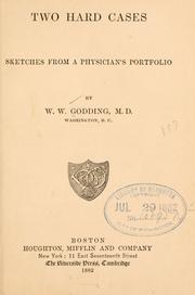 Cover of: Two hard cases: sketches from a physician's portfolio