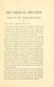 Cover of: Article from the New Orleans bee of August 20, 1871 by Robert Hutcheson