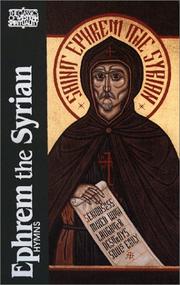 Cover of: Ephrem the Syrian by Saint Ephraem Syrus