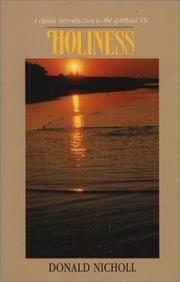 Cover of: Holiness by Donald Nicholl, Donald Nicholl