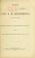 Cover of: Speech of Hon, J. B. Henderson, of Missouri.