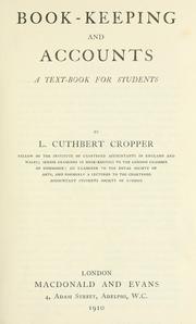 Cover of: Book-keeping and accounts: a text-book for students