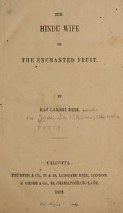 Cover of: Hindu wife; or, The enchanted fruit