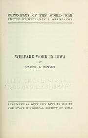 Cover of: Welfare campaigns in Iowa
