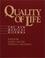 Cover of: Quality of life