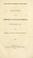 Cover of: Report of the Committee on anti-slavery memorials, September, 1845.