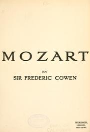 Mozart by Cowen, Frederic H. Sir