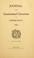 Cover of: Journal of the Constitutional Convention of Connecticut, 1902.