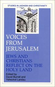 Cover of: Voices from Jerusalem by edited by David Burrell and Yehezkel Landau.