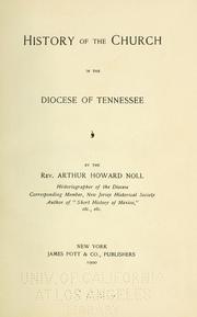 Cover of: History of the church in the Diocese of Tennessee