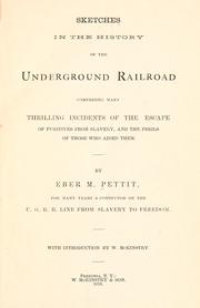 Cover of: Sketches in the history of the Underground Railroad by Eber M. Pettit