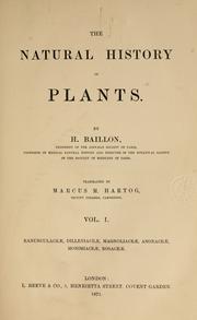 Cover of: The natural history of plants. by Henri Baillon