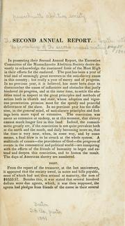 Cover of: The second annual report of the Massachusetts abolition society by Massachusetts abolition society