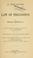 Cover of: A treatise on the law of negligence