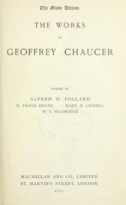 Cover of: Works by Geoffrey Chaucer