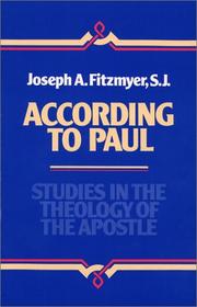 Cover of: According to Paul: studies in the theology of the Apostle