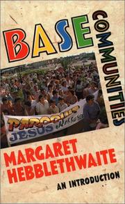 Cover of: Base Communities by Hebblethwaite, Margaret.