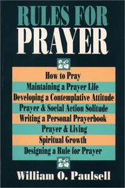 Cover of: Rules for prayer