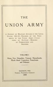 Cover of: The Union army by 