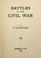 Cover of: Battles of the civil war