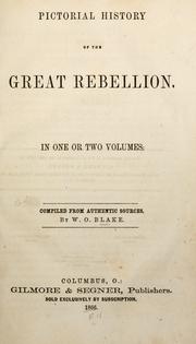 Cover of: Pictorial history of the great rebellion ...