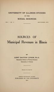 Cover of: Sources of municipal revenues in Illinois
