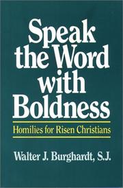 Cover of: Speak the word with boldness: homilies for risen Christians