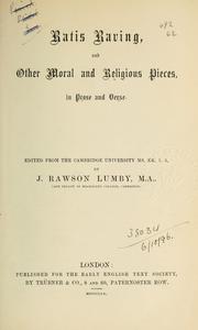 Cover of: [Publications]. Original series. by Early English Text Society