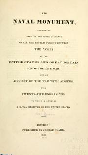 Cover of: The naval monument by Bowen, Abel, Bowen, Abel