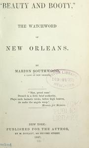 Cover of: " Beauty and booty" by Marion Southwood