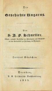 Cover of: Die Geschichte Ungarns.