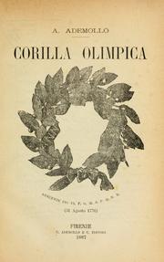 Cover of: Corilla Olimpica