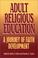 Cover of: Adult religious education