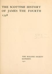 Cover of: Scottish history of James IV: 1598.