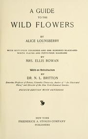 A guide to the wild flowers by Lounsberry, Alice., Alice Lounsberry