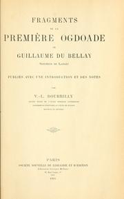 Cover of: Fragments de la premi©Łere Ogdoade: publi©Øes avec une introd. et des notes par V.-L. Bourrill