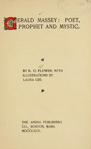 Cover of: Gerald Massey by B.O Flower
