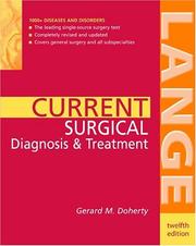Current Surgical Diagnosis & Treatment (Current Surgical Diagnosis and Treatment) by Gerard M. Doherty