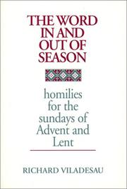 Cover of: lies for the Sundays of Advent and Lent