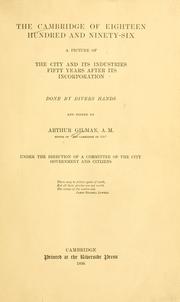 Cover of: The Cambridge of eighteen hundred and ninety-six. by Arthur Gilman